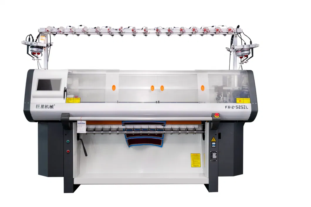 Direct Selection Double Systems Brand New Computerized Flat Knitting Machines for Collar Machines