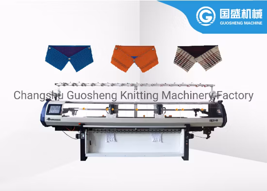 Poloshirt-Kragen-Strickmaschine