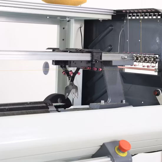 Einzelsystem-Computer-Strickmaschine für Wollpullover, Kragen und Manschetten